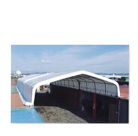 C1【愛定#998ミセ060514-6】40フィート テントコンテナ用シェルターSH-9M-600 横6×高さ1.9×奥行12m 重量410kg組立費 送料別途拍卖