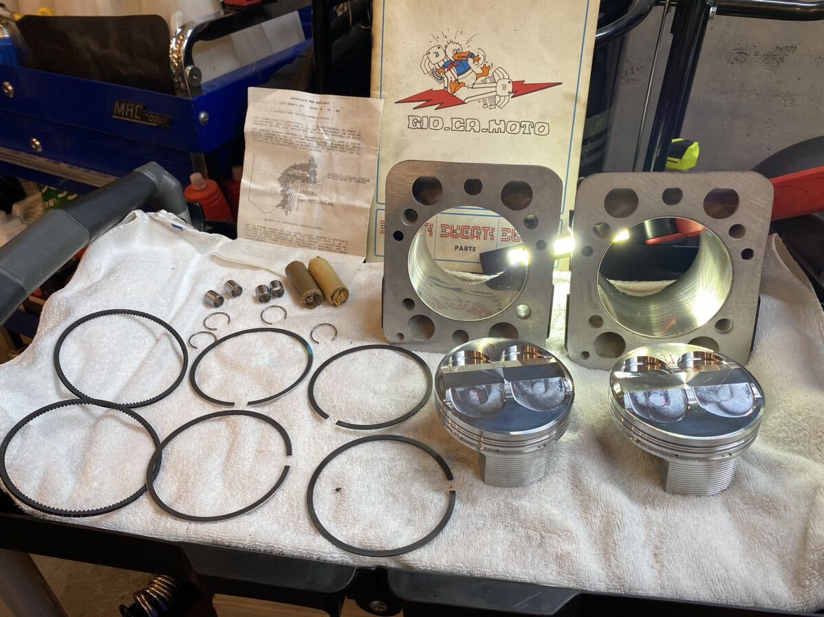 DUCATI ドゥカティ 851 ボアアップキット 当時物 旧車 GIO.CA.MOTO ラム シリンダー ピストン 未使用 長期保管 パンタ ベベル拍卖