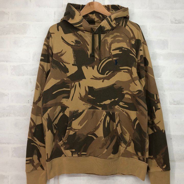POLO RALPH LAUREN ラルフローレン カモフラ チェスト フーディ パーカー SIZE: M MH632024072203拍卖
