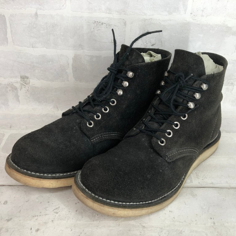 REDWING レッドウィング USA製 8174 CLASSIC ROUND TOE クラシック ラウンドブーツ SIZE:US8D ブラック MH632024072507拍卖