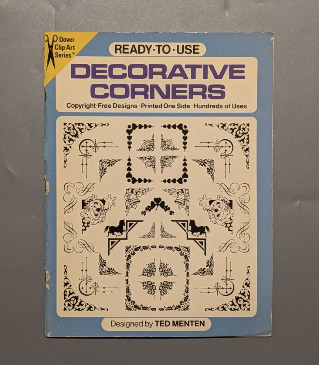 デザイン 図案集 READY TO USE ART DECORATIVE CORNERS 飾りコーナー拍卖