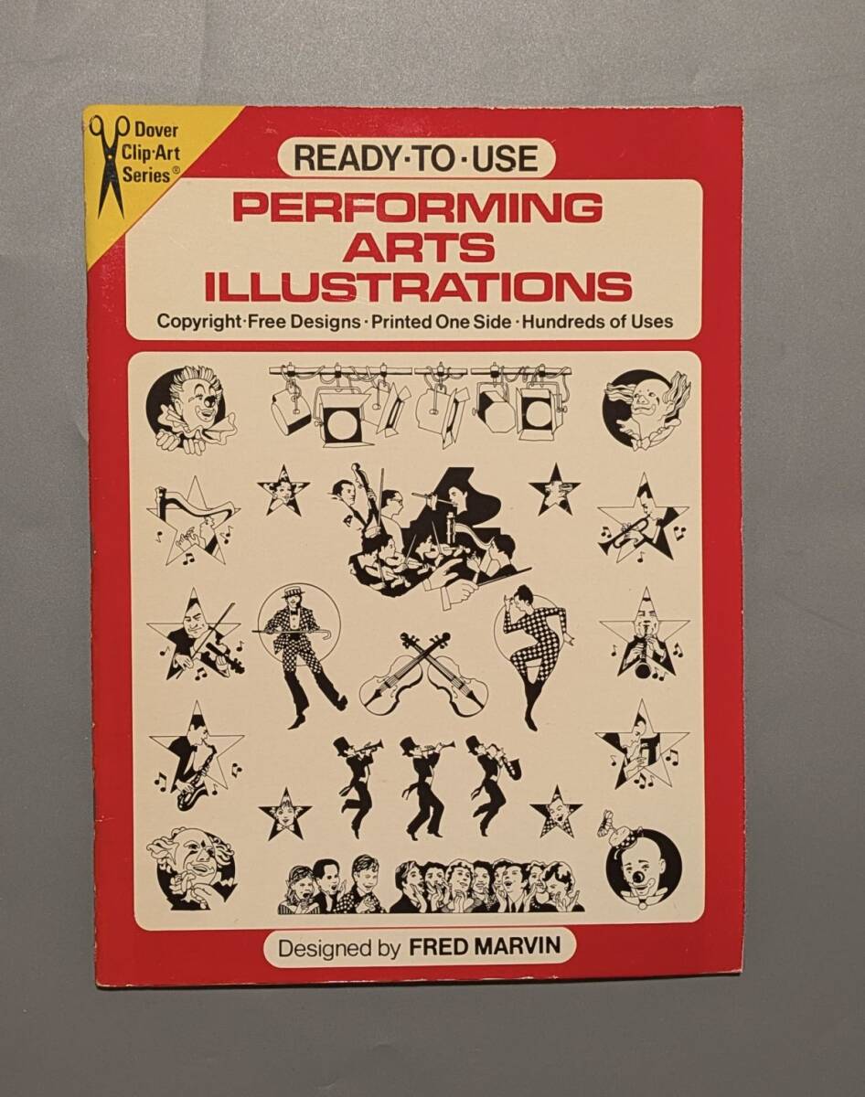 デザイン 図案集 READY TO USE PERFORMING ARTS ILLUSTRATIONS パフォーミングアーツイラストレーション拍卖