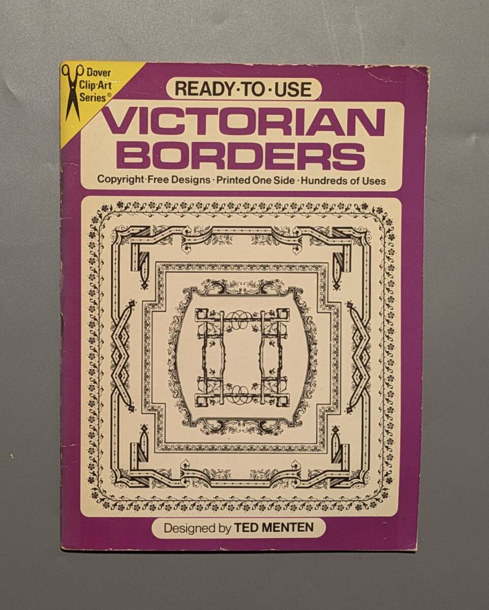デザイン 図案集 洋書 READY TO USE VICTORIAN BORDERS ヴィクトリア ボーダー拍卖