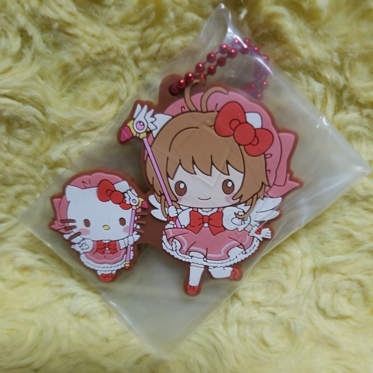 サンリオキャラクターズ カードキャプターさくら ラバーマスコット ハローキティ拍卖