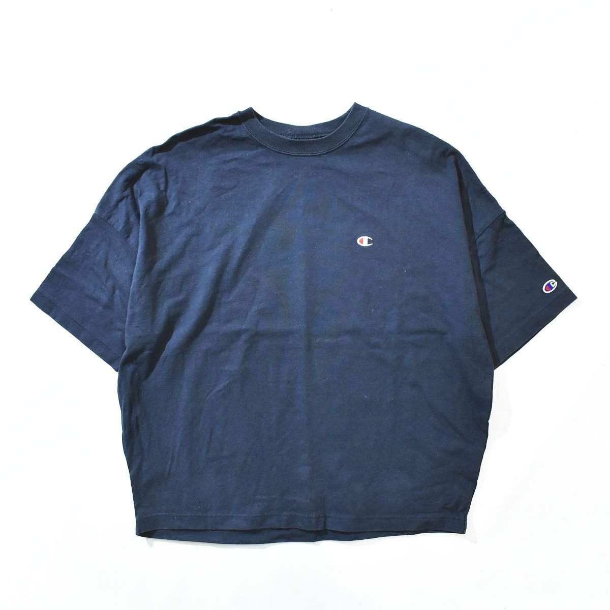 ★別注 復刻トリコタグ チャンピオン Champion x フリークスストア FREAK’S STORE ウルトラビッグ バックプリントロゴ 半袖 Tシャツ ★拍卖