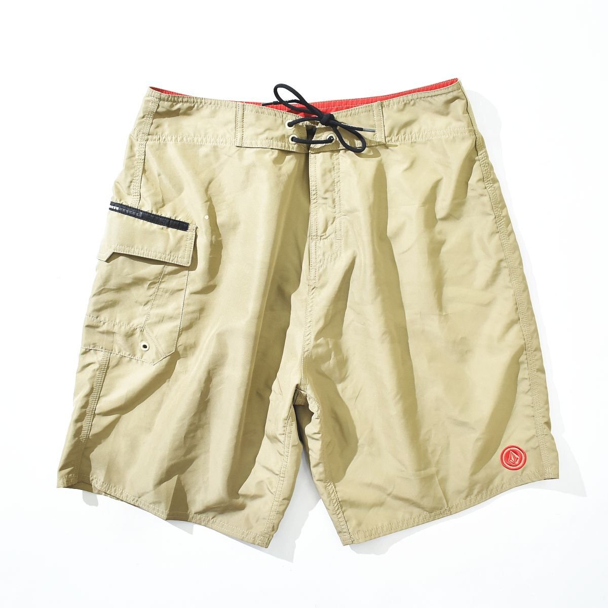 ★水陸両用 ボルコム Volcom イージー アクティブ ショート パンツ 32 タン★メンズ スイム ショーツ サーフ ボード アウトドア 古着★拍卖