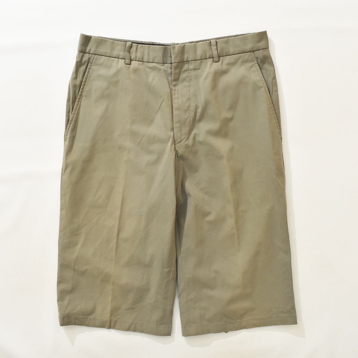 ★玉虫カラー レギュラーストレート ポールスミス Paul Smith ツイル デザイン ハーフ パンツ L グレー★メンズ ショーツ ショート 古着★拍卖