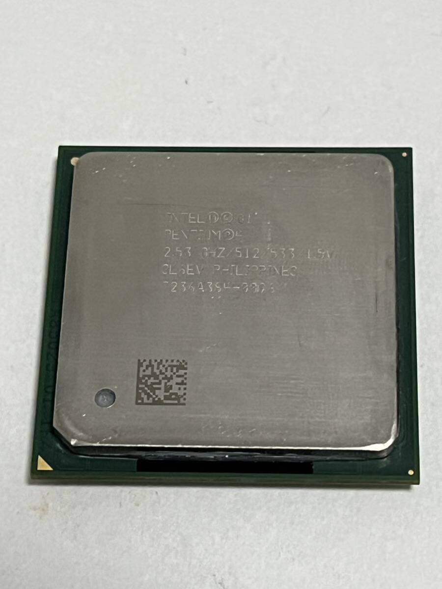 中古 CPU INTEL PENTIUM4 2.53GHz/512/533/1.5V SL6EV拍卖