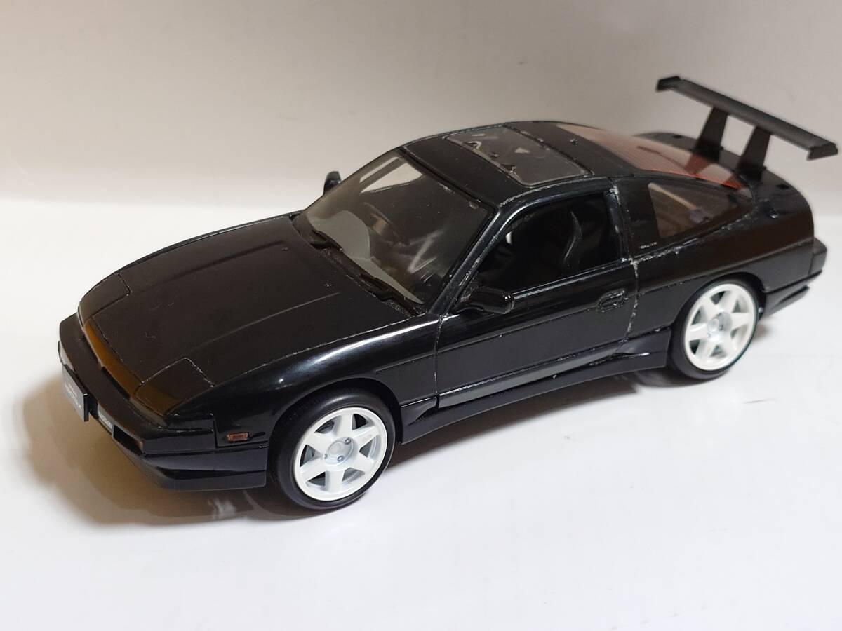 B-0840 中古品◇ミニカー 1/24 アオシマ DISM 180SX 前期型 黒拍卖
