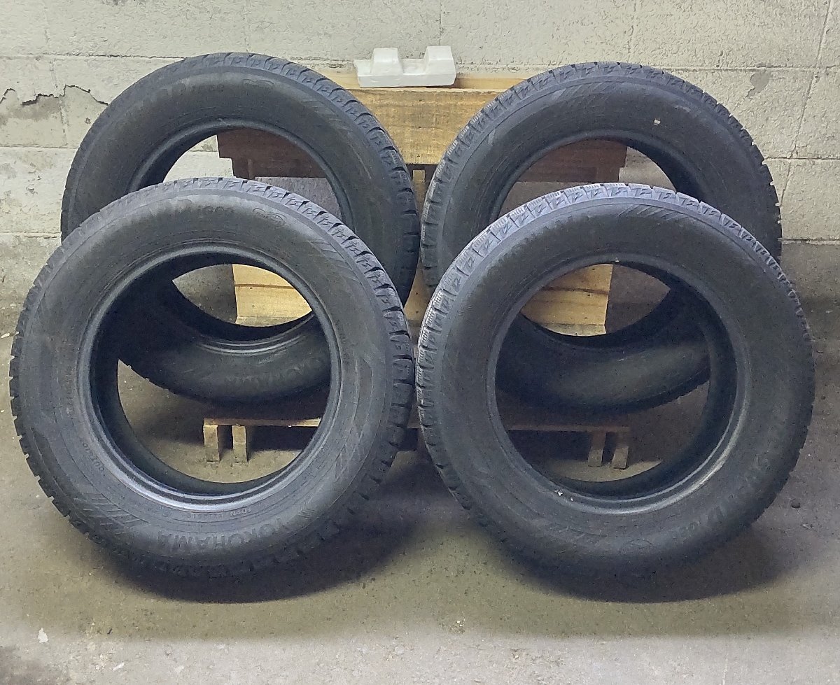 スタッドレス タイヤ 4本 2019年製 195/65R15 91Q YOKOHAMA Ice GUARD IG60 5.4-7.0 中古拍卖