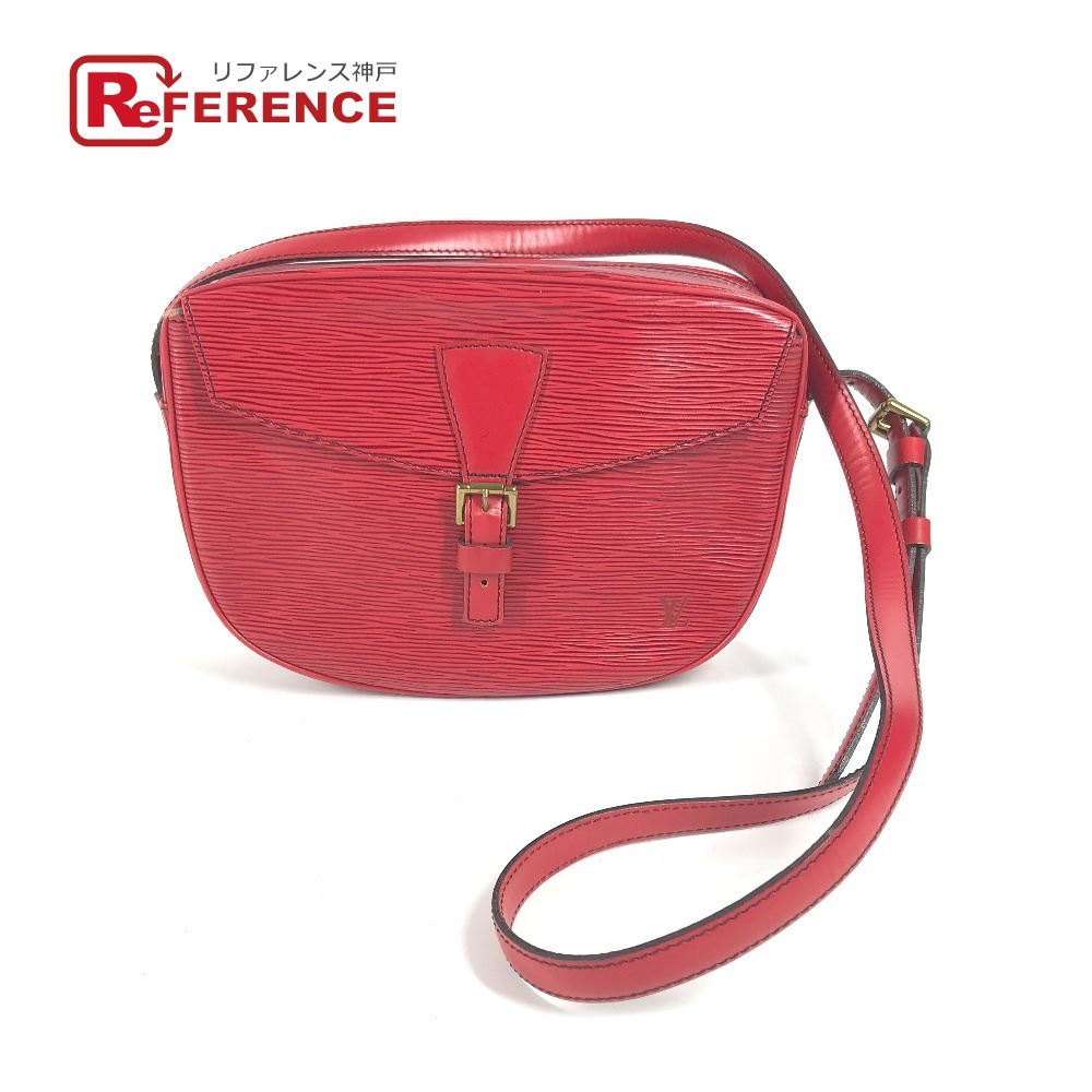 LOUIS VUITTON ルイヴィトン M52157 ジョヌフィーユ 斜め掛け ポシェット エピ ショルダーバッグ カスティリアンレッド レッド【中古】拍卖