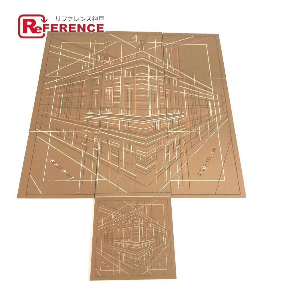 未使用 HERMES エルメス パズルノ-ト 10冊セット ステーショナリー ノート メモ帳 インテリア ノートブック ブラウン レディース【中古】拍卖