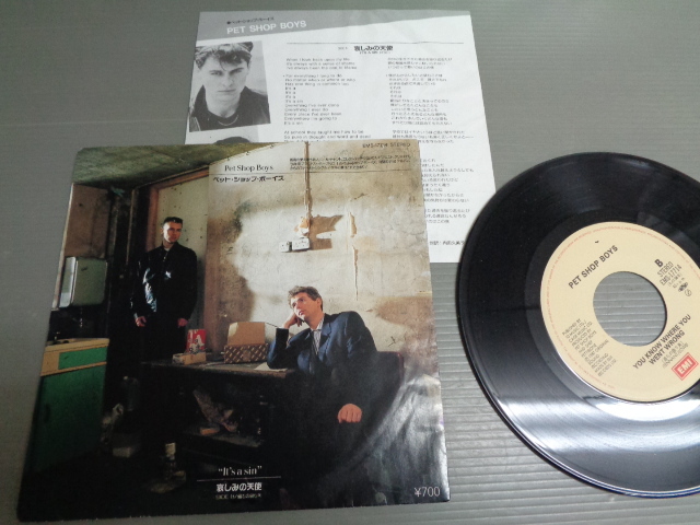 ペット・ショップ・ボーイズPET SHOP BOYS/哀しみの天使IT'S A SIN★シングル拍卖