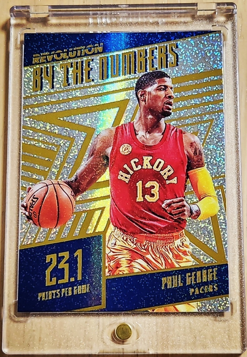 レア 2016 -17 Panini Revolution PAUL GEORGE / ポール ジョージ By The Numbers (Hickory Jersey) NBA NIKE PG拍卖