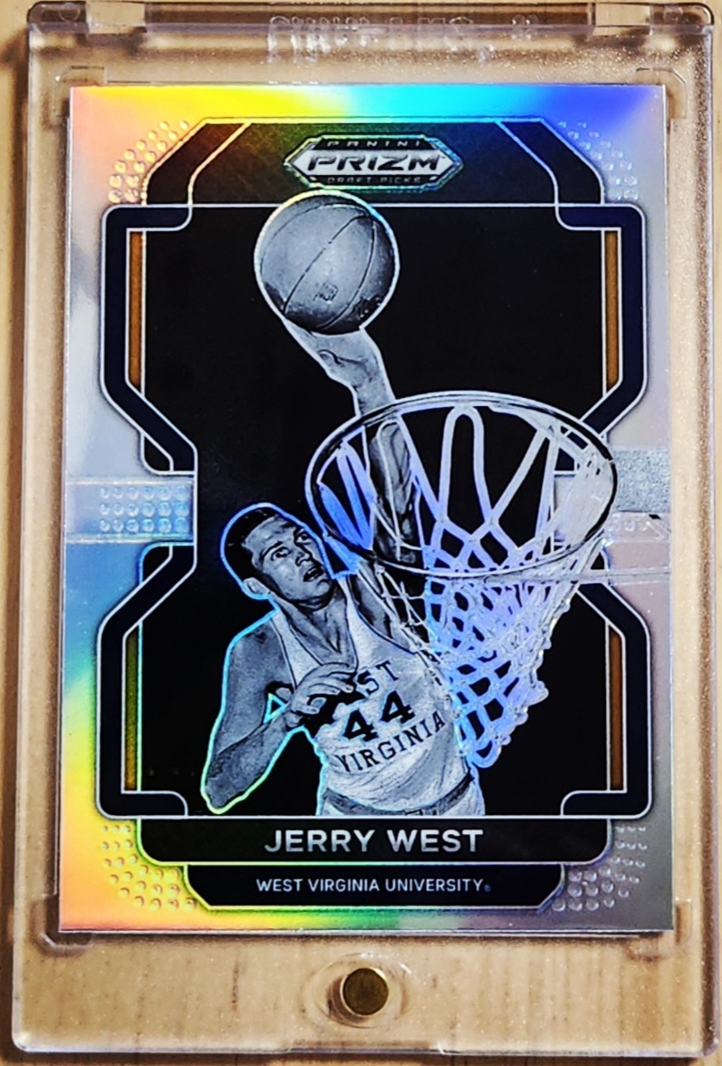 レア 2022 -23 Panini Prizm Draft Silver JERRY WEST / ジェリー ウエスト Refractor Holo NBA Logo 拍卖
