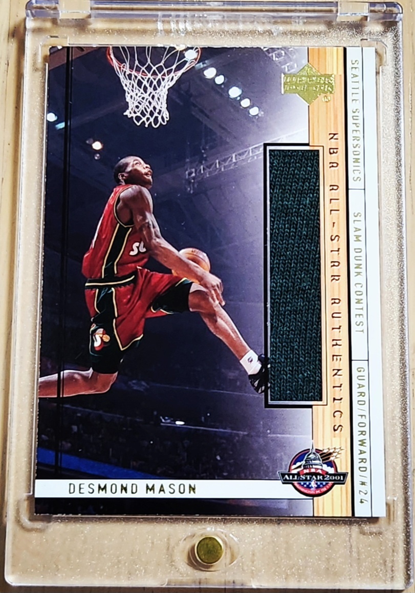 レア Dunk Champions 2001 -02 UD DESMOND MASON Jersey / デズモンド メイソン NBA拍卖
