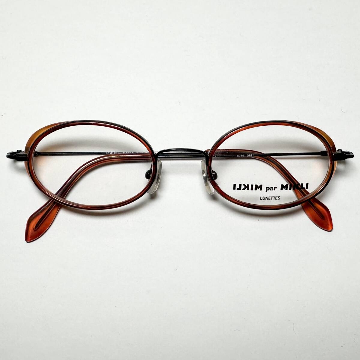 Mikli par Mikli 未使用ビンテージ フランスブランド メガネ 茶オレンジ系 (参考 アランミクリ Alain Mikli拍卖