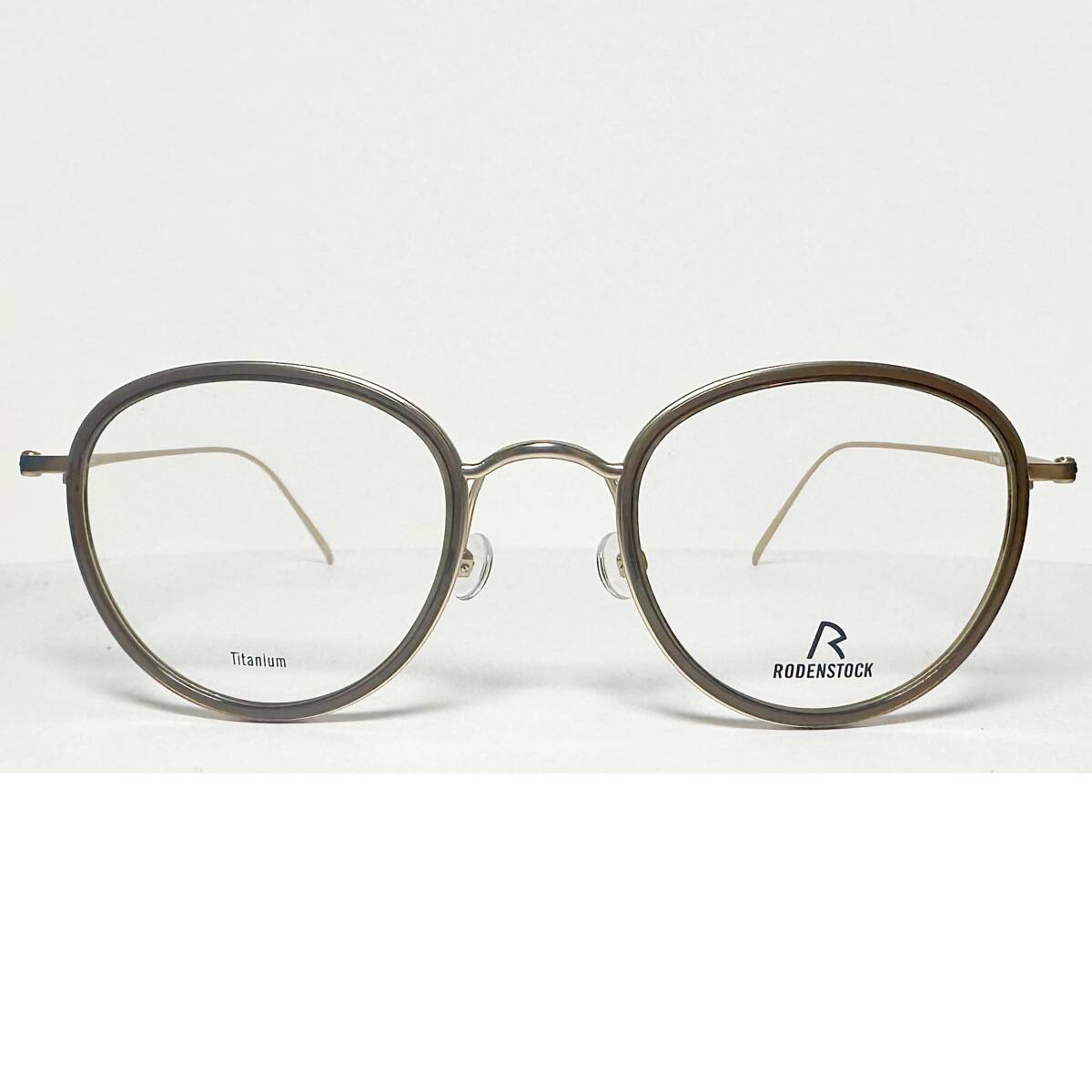 Rodenstock R7096 B 正規・新品 メガネ ローデンストック チタン素材 純正ケース・クロス付き拍卖