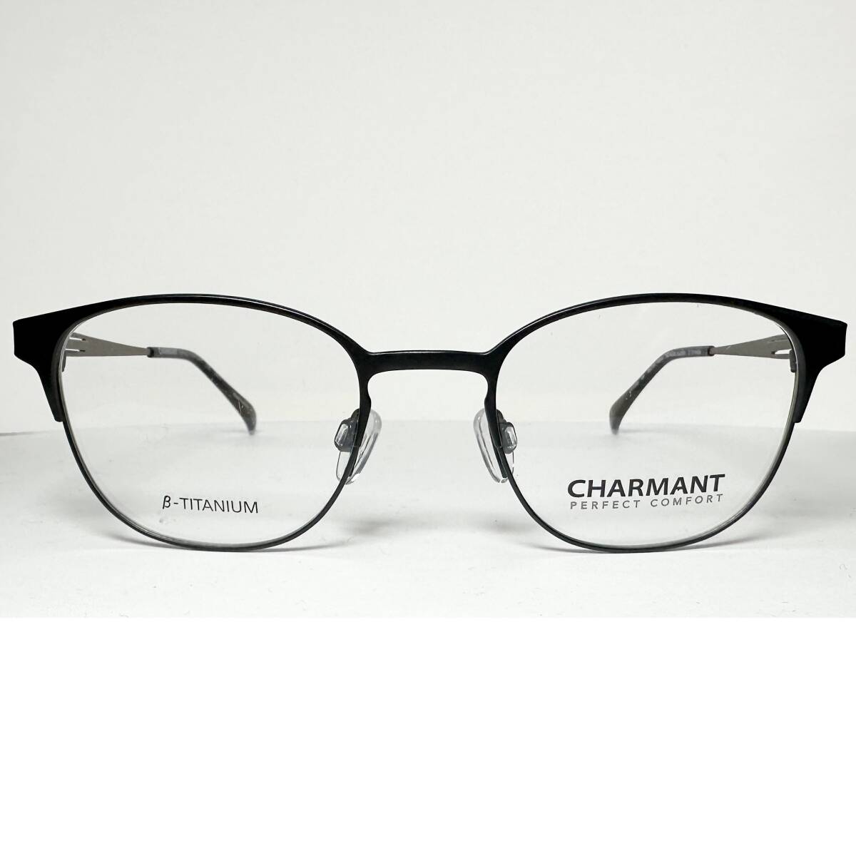 CHARMANT シャルマン 正規新品 ベータチタン素材 PERFECT COMFORT 黒色メガネ拍卖