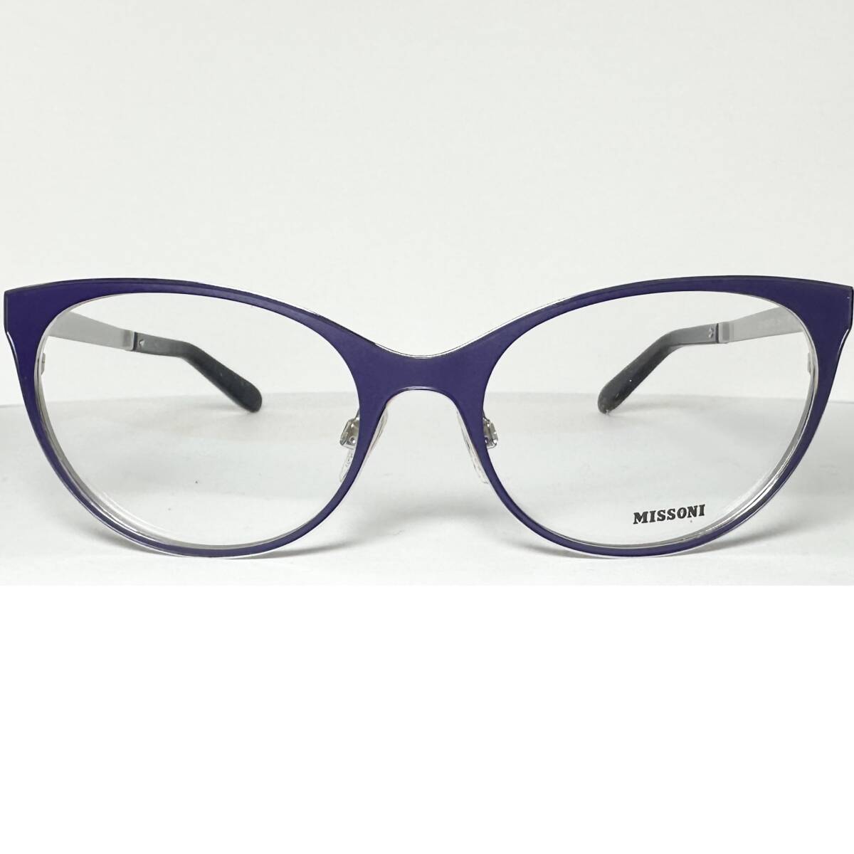 MISSONI ミッソーニ メガネ 正規新品 イタリア製 高級ブランド 紫 完全処分価格 / レディース拍卖