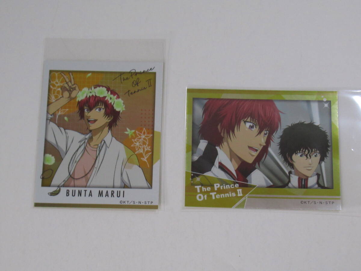 新テニスの王子様 フォト風メタルステッカーコレクション -FLOWER CROWN- 2種セット 丸井ブン太 テニプリ拍卖