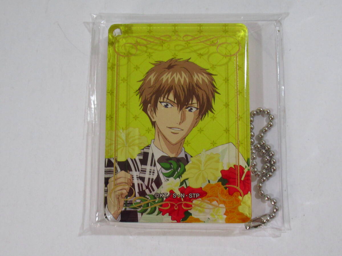 新テニスの王子様 テニプリスト スクエアアクリルキーホルダーコレクション バースデー 忍足謙也 テニプリ アクリルプレート拍卖