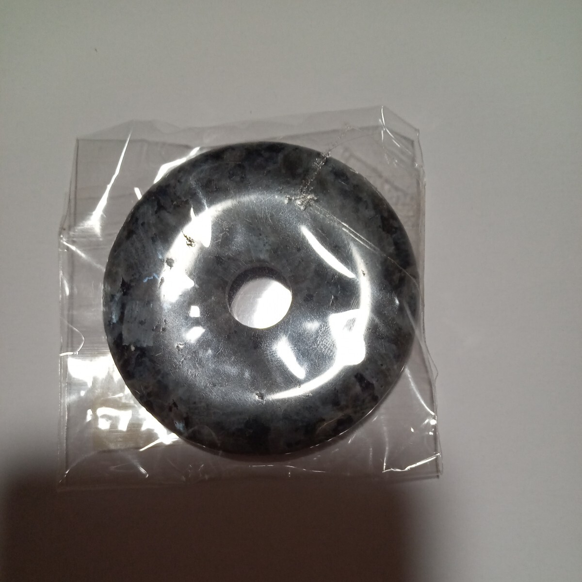 天然石 ラブラドライト 平安扣 ペンダント お守り JA835 ハンドメイド用拍卖