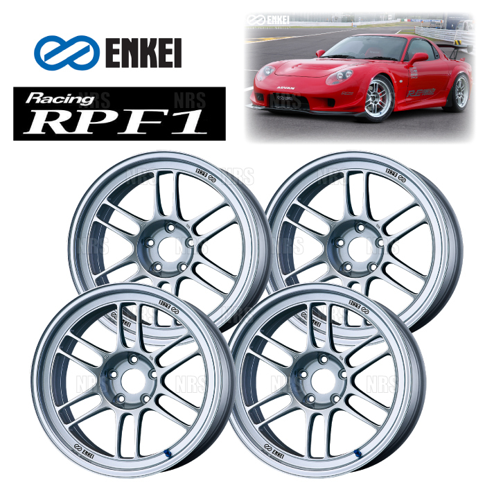 ENKEI エンケイ RPF1 (シルバー/フロントフェイス) 8.0J x 17インチ +35 PCD100 5穴 4本セット (RPF1-D007-HS-4S拍卖
