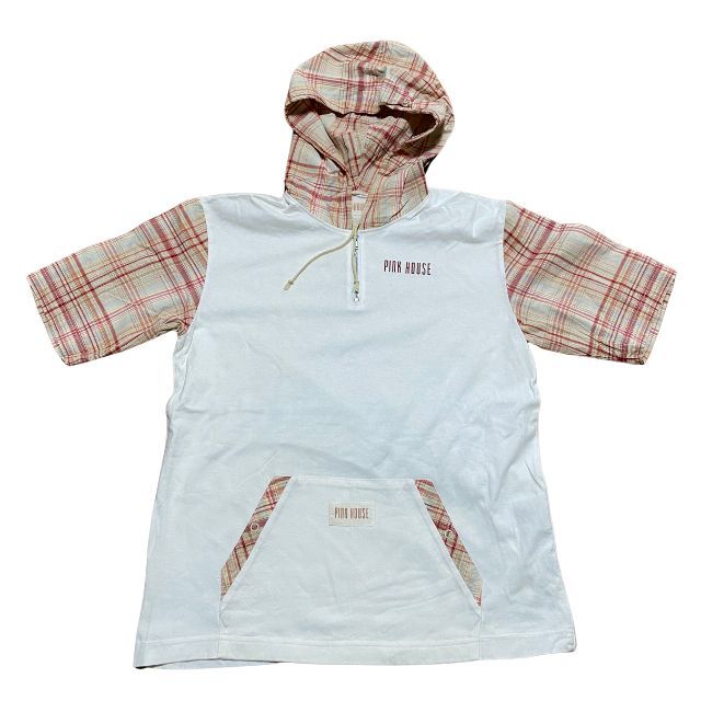 ピンクハウス フーディーTシャツ ハーフジップTシャツ パーカー レディース PINK HOUSE ハイクオリティー 日本製 雅瀬527拍卖