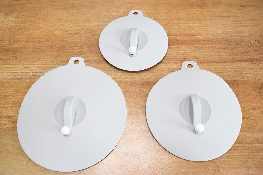 シリコンの鍋蓋 3つ 15cm 18cm 21cm拍卖