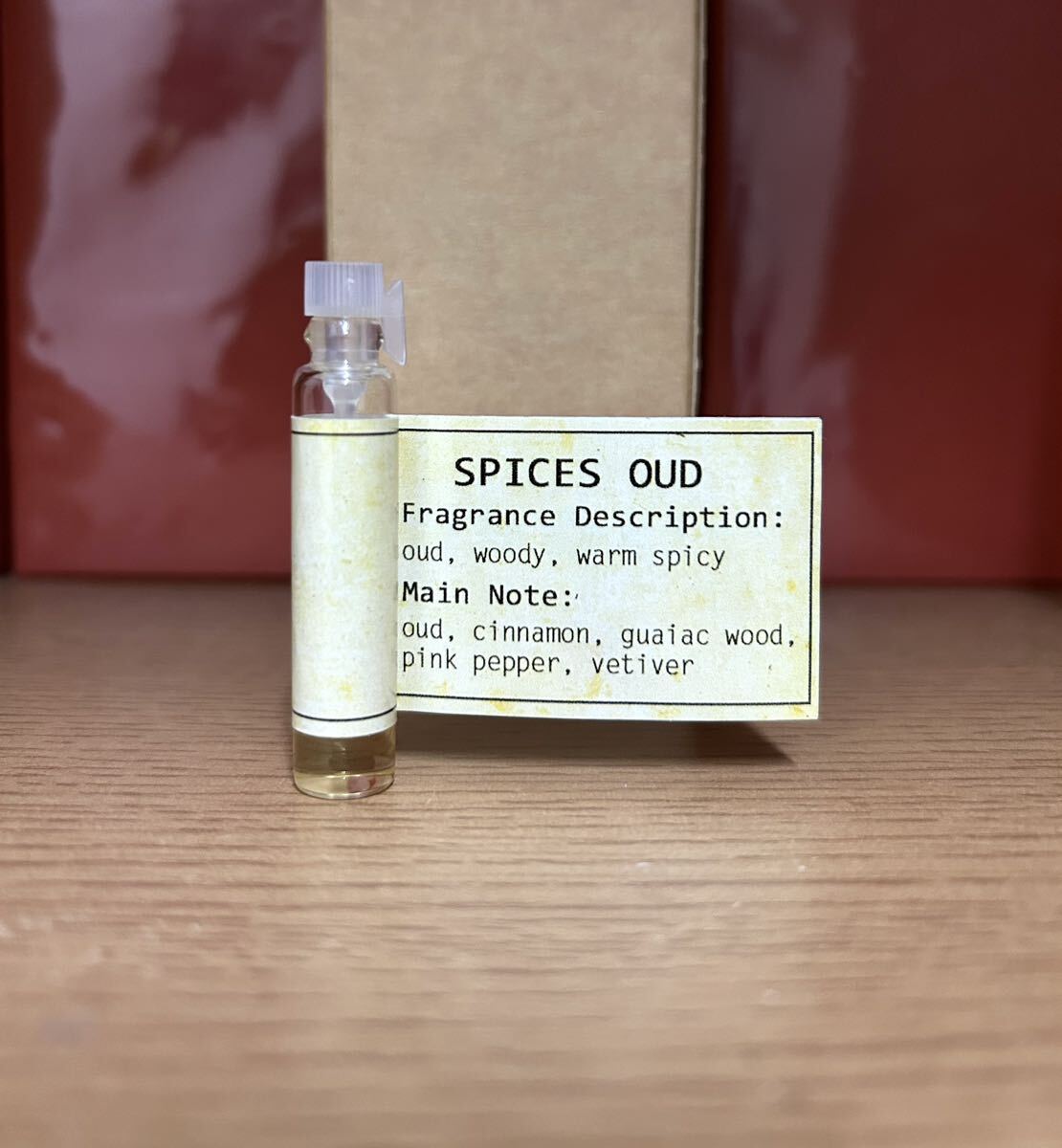 《送料無料》 リラナ パフューム スパイス ウード オードパルファム 1ml ※未使用※ #rirana #ガイアックウッド #シナモン #ベチバー拍卖