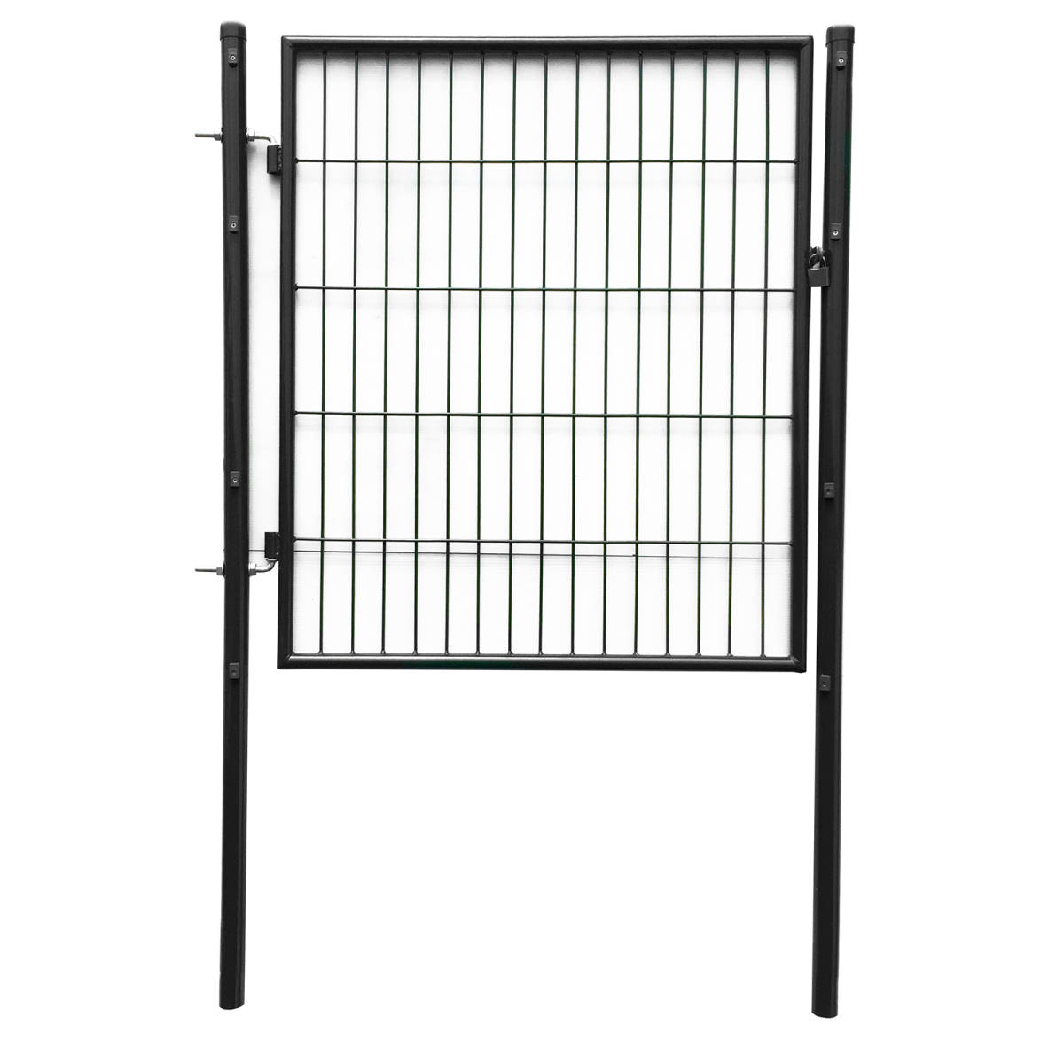 アニマルガードフェンス用扉 1.0m用 ブラック ガーデンゲート 黒 アニマルフェンス 防獣フェンス ドッグラン 侵入防止柵 片開き拍卖