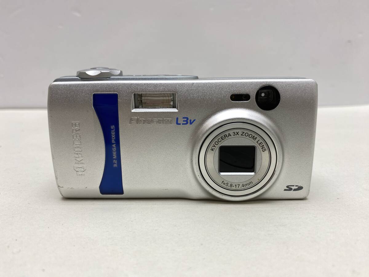 Kyocera Finecam L3v コンパクトデジタルカメ デジカメ 通電 ジャンク拍卖