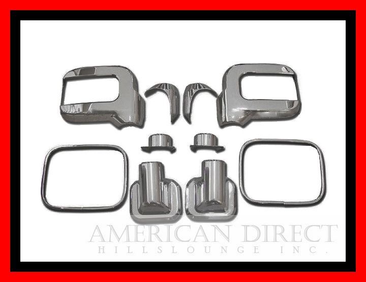 【即納/ブラッククローム】06-09y ハマーH2 ドアミラー カバー フロント サイド ミラ ーカバー H2 両面テープ メッキ ライト ランプ拍卖