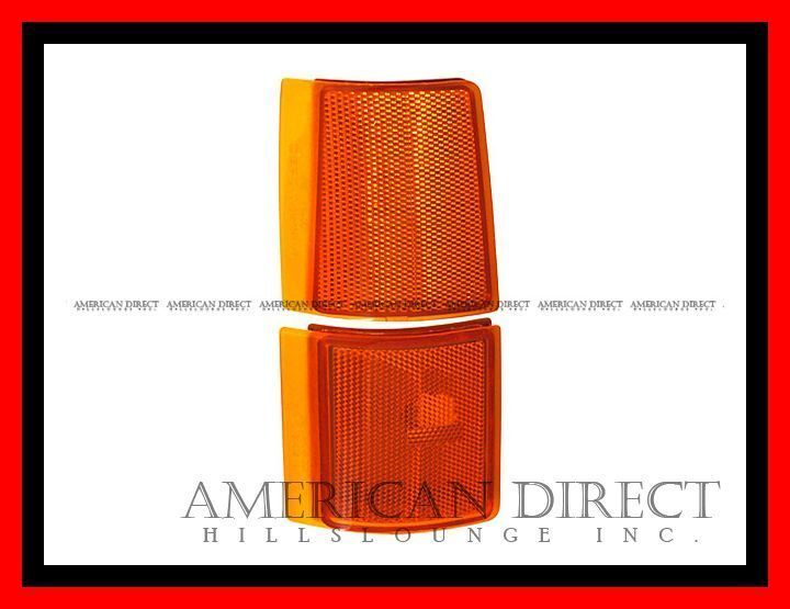 【純正タイプ/左側 2個/GMC】92-99y サバーバン ユーコン/ 88-98y シエラ グリル コーナー ランプ ライト サイド バンパー グリル マーカー拍卖