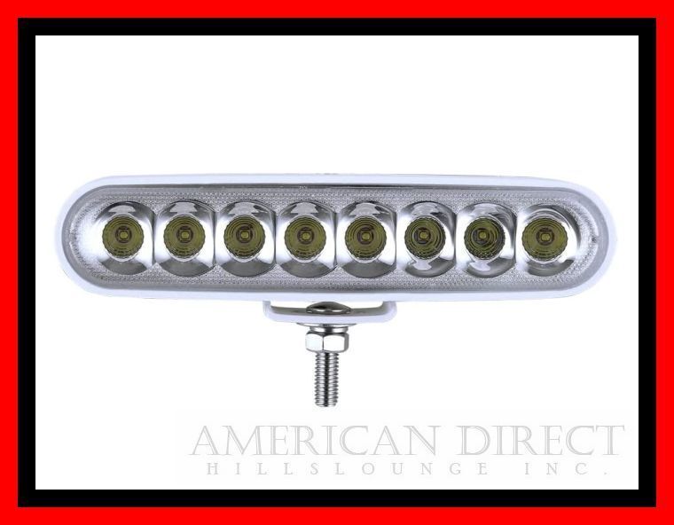 【ホワイト/40W相当/5W×8個】汎用 ハイパワー LED バックランプ プレジャー ボート シボレー ダッジ フォード テール 5Wx8LED拍卖