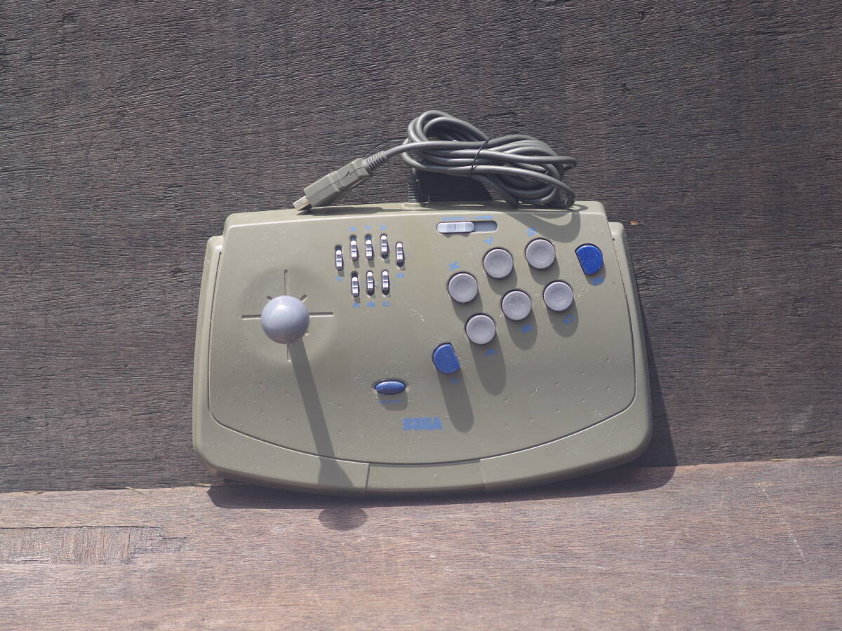 M11086 動作確認OK!! 連射 バーチャスティック SEGA SATURN SEGA純正 格闘ゲーム用コントローラー HSS-0104 セガサターン 80サイズ 0607拍卖