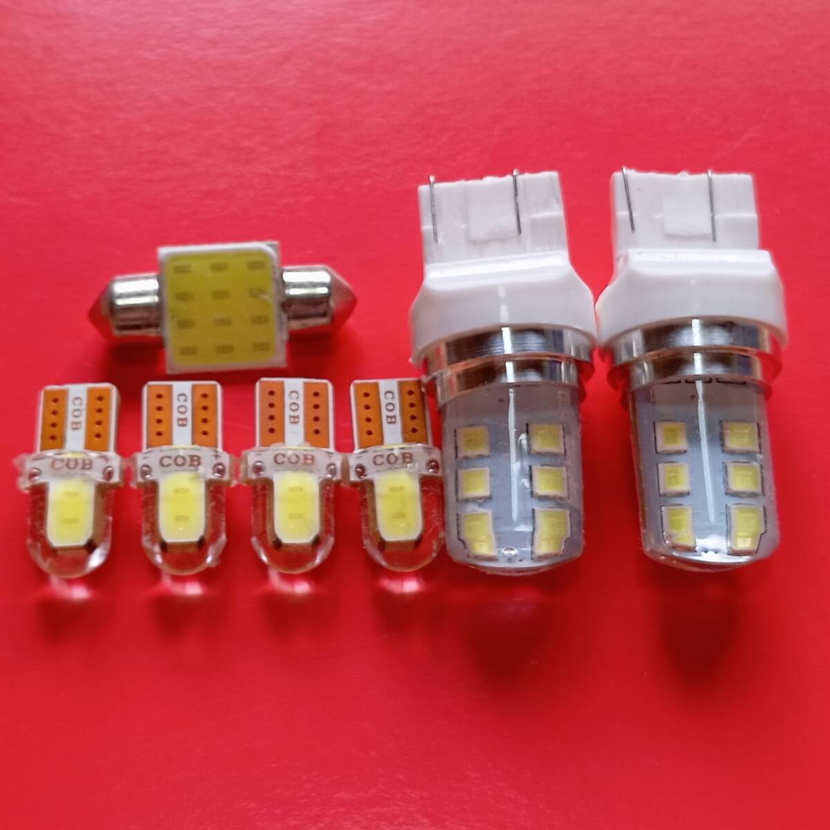 爆光!L880K コペン T10 LED ルームランプセット ポジション ナンバー灯 バックランプ 7個セット ホワイト ダイハツ /12/c2/t31拍卖