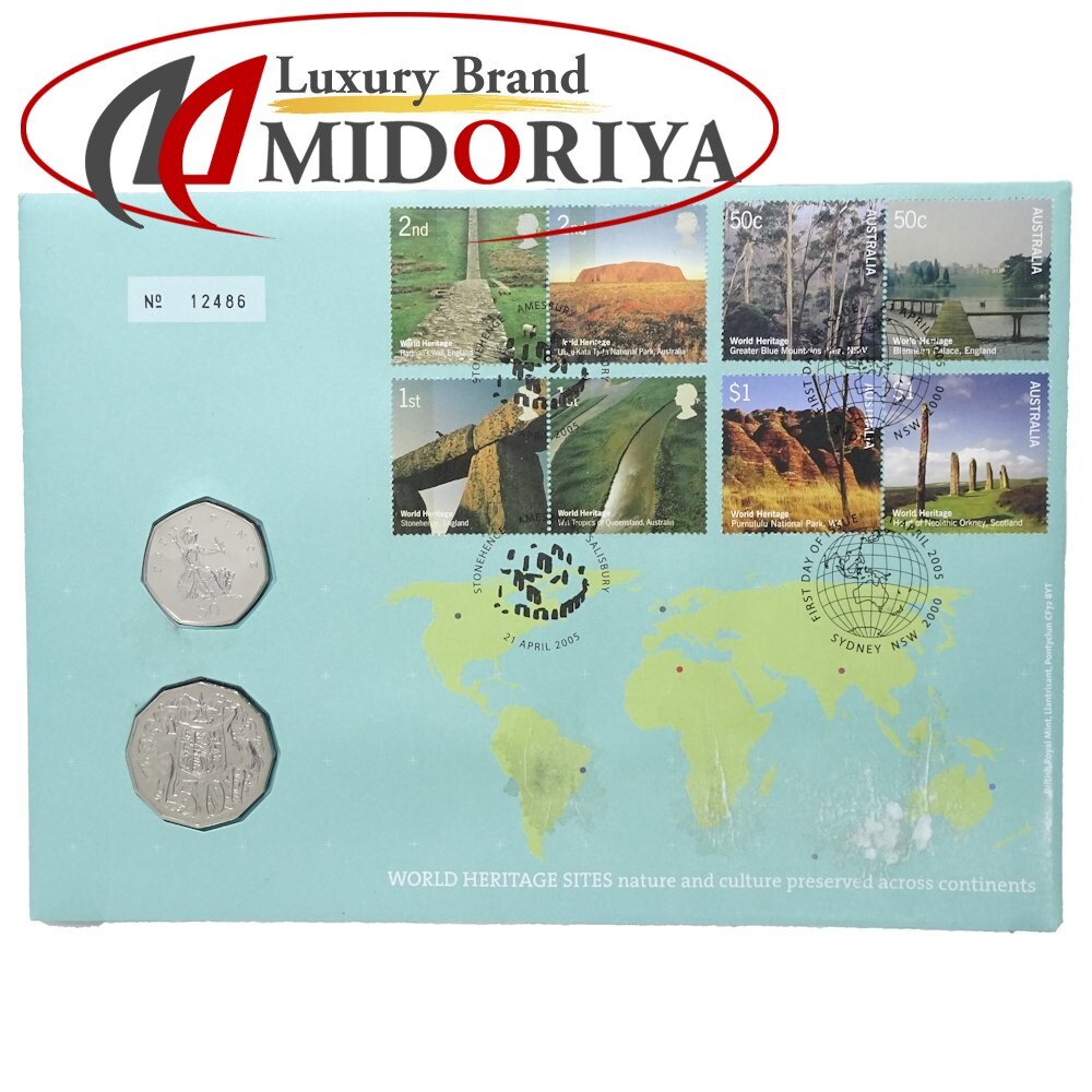 エリザベス女王 WORLD HERITAGE SITES 記念コイン イギリス オーストラリア 2個セット コイン / 048034【中古】拍卖