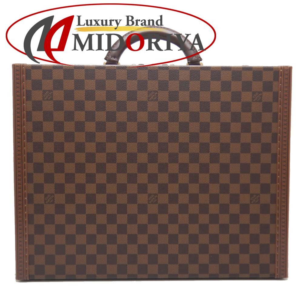 LOUIS VUITTON ルイヴィトン ダミエ プレジデント N53012 トランク エベヌ/251957【中古】拍卖