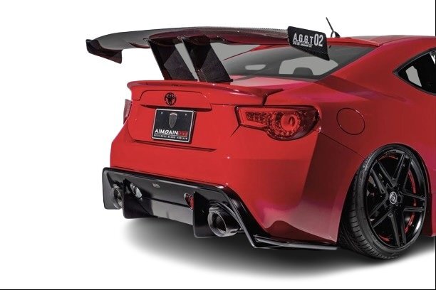 【AIMGAIN】 GT-F トヨタ 86 スバル BRZ 前期/後期 ノーマルフェンダーVer ZN6 トランクスポイラー ハチロク エイムゲイン拍卖