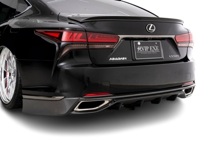 【AIMGAIN】 純VIP EXE LEXUS レクサス 50系 LS 前期 F-SPORT LS500 LS500h リアスポイラー (フィニッシャー) FRP製 2017.10- エイムゲイン拍卖