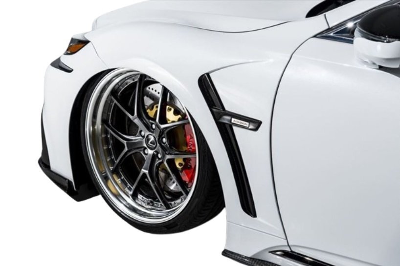 【AIMGAIN】 純VIP SPORT LEXUS レクサス 50系 LS 前期 F-SPORT LS500 LS500h フロントダクトフェンダー FRP製 2017.10- エイムゲイン拍卖