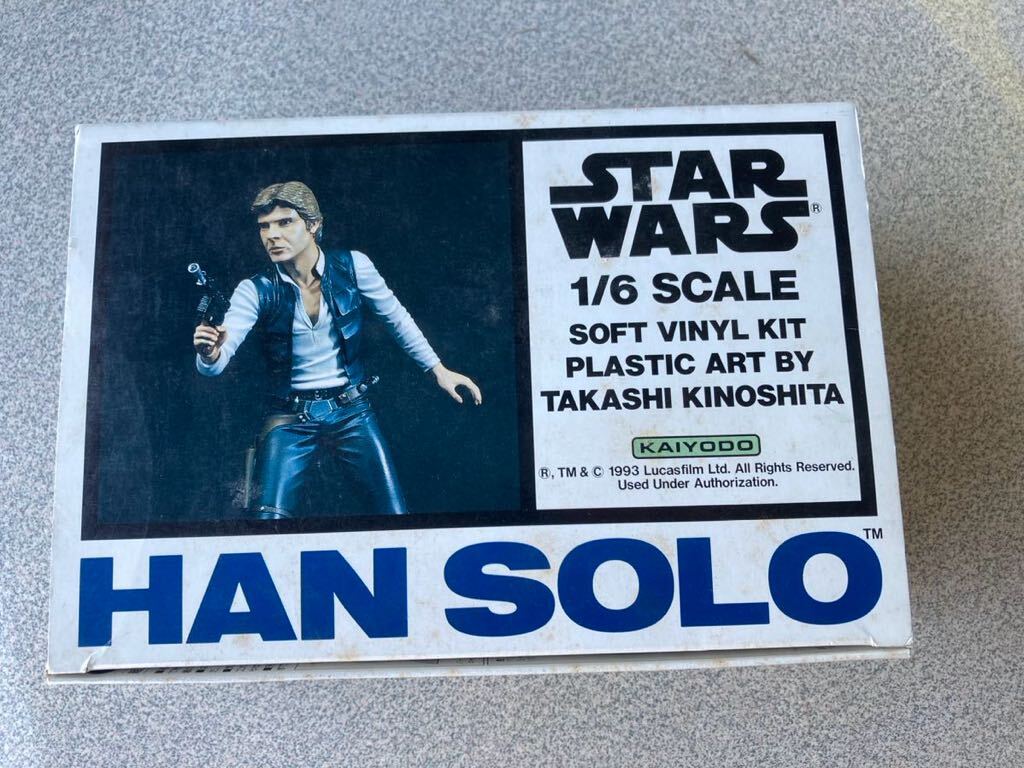 スターウォーズ ハンソロ 海洋堂 STAR WARS ガレージキット 未組立 ソフビ プラモデル フィギュア拍卖