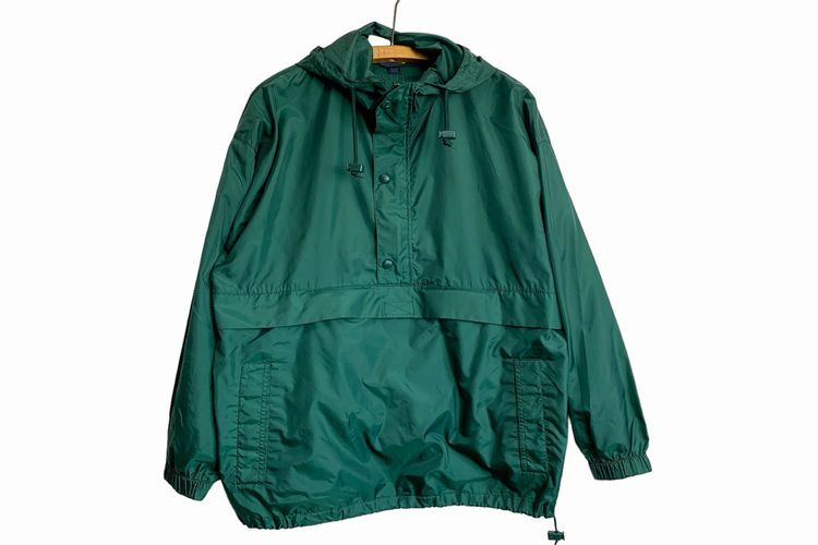 グッドカラー!90sビンテージJ.CrewジェイクルーアノラックパーカパッカブルMグリーンナイロンジャケットアメカジスポーツストリートh23662拍卖