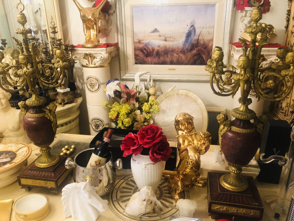 期間限定出品 ★王家の秘宝 装飾品 燭台A & 燭台B ペア 博物館級☆拍卖