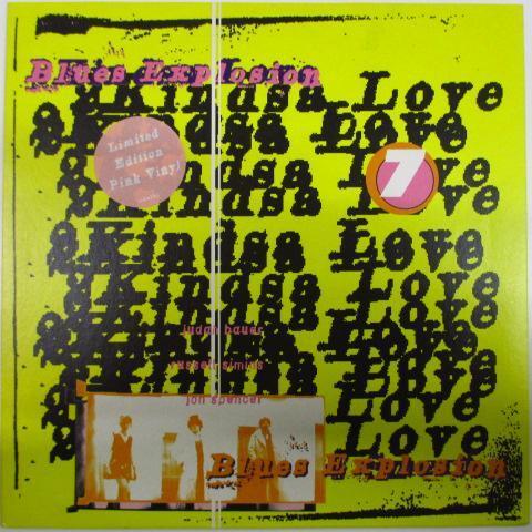 JON SPENCER BLUES EXPLOSION, THE-2 Kindsa Love (UK 限定ピンクヴァイナル 7インチ+レアステッカー付きジャケ/New 廃盤) 残少!拍卖