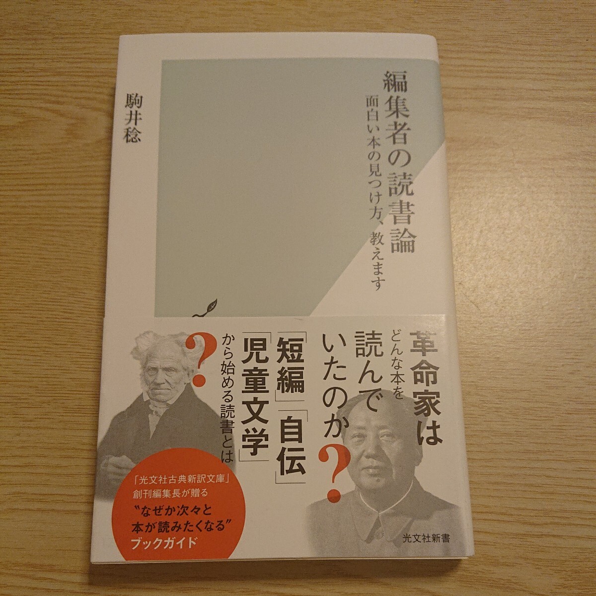 編集者の読書論 面白い本の見つけ方、教えます (光文社新書 1256) 駒井稔/著拍卖