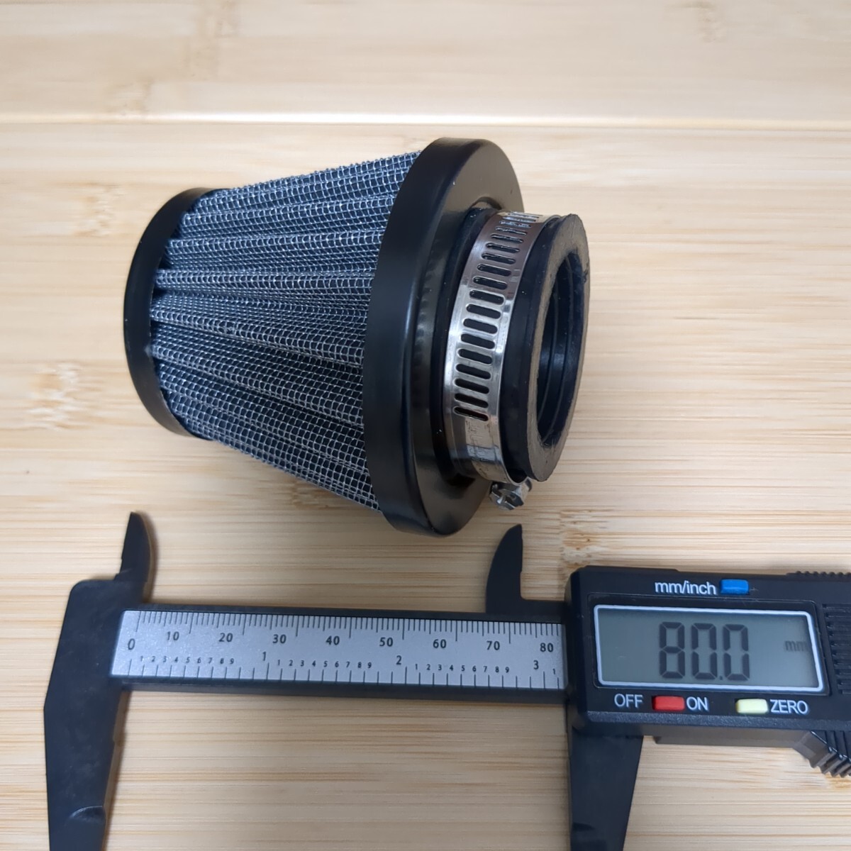 バイク エアクリーナー パワーフィルター エアフィルター【ブラック】 35mm 35パイ 汎用品 オートバイ 原付 キャブレター 拍卖