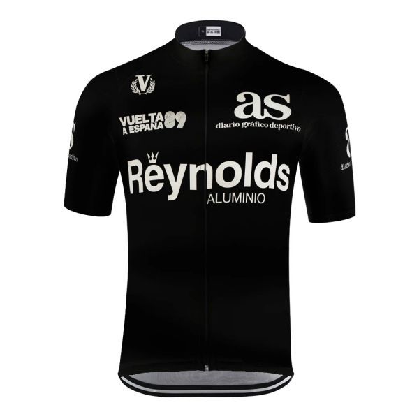 新品 サイクルジャージ XLサイズ レトロデザイン No109 スペイン フルジップ 半袖 ウェア メンズ サイクリング スポーツ ロードバイク MTB拍卖